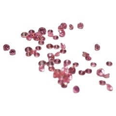 Diamante rosa raro de 0,9 ct, talla redonda, SI1, suelta, colección 2020