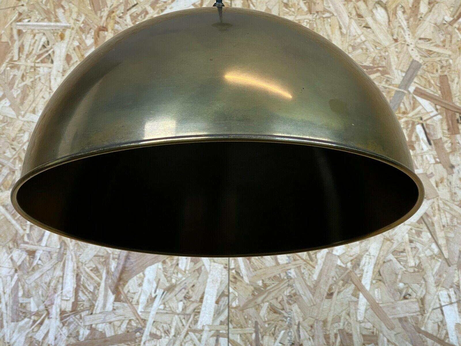 0s Lamp Ceiling Lamp Florian Schulz Posa Brass Brass Pendant Lamp For Sale 4