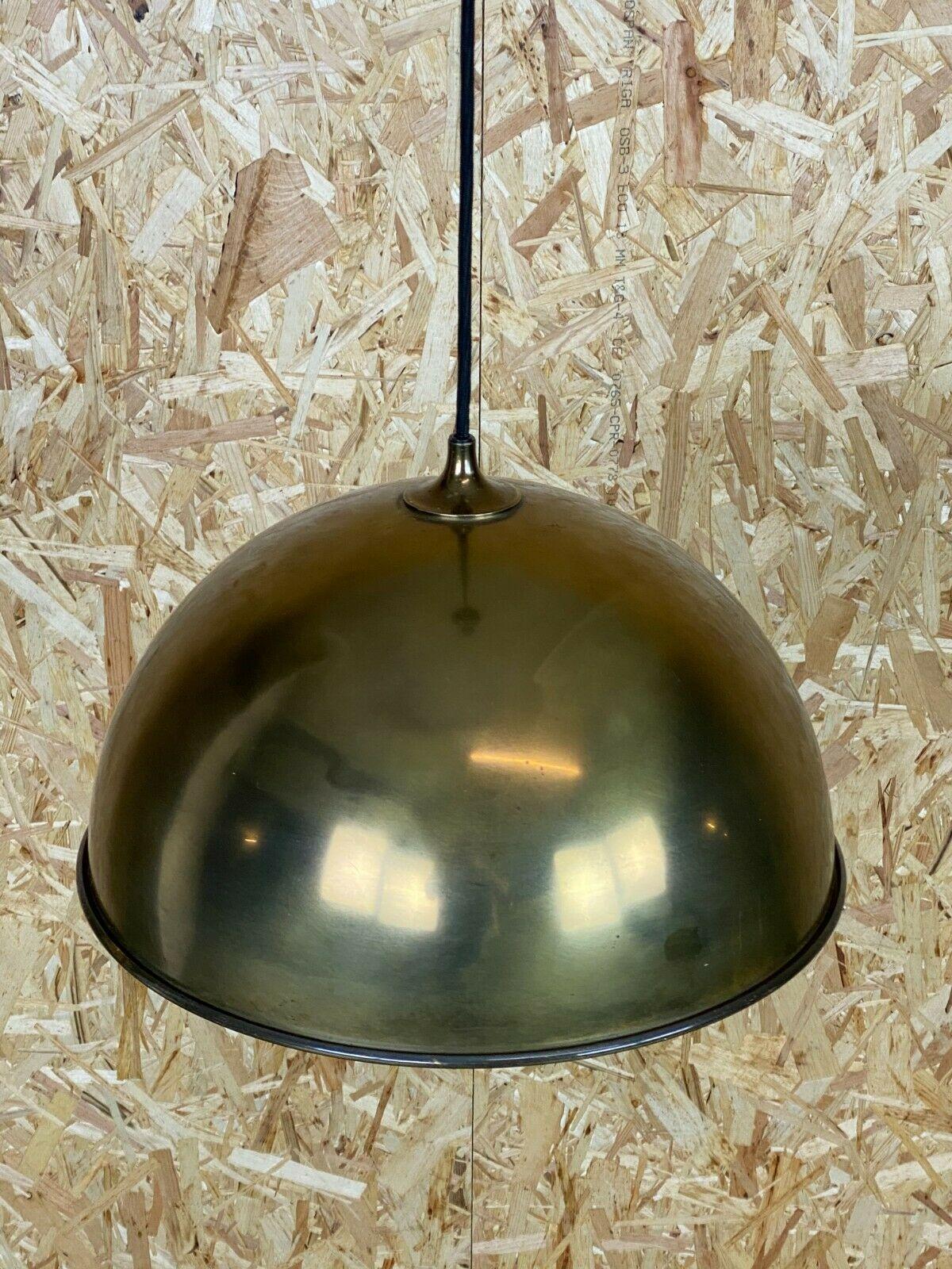 Late 20th Century 0s Lamp Ceiling Lamp Florian Schulz Posa Brass Brass Pendant Lamp For Sale