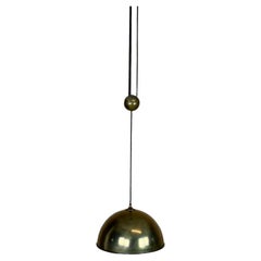 0s Lamp Ceiling Lamp Florian Schulz Posa Brass Brass Pendant Lamp