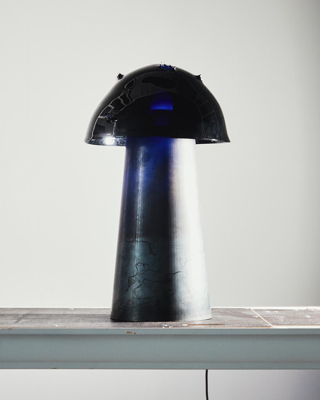 Canadian 1, 000, 000 Dead Hippies Table Lamp – Handmade Industrial Modern Table Lamp For Sale