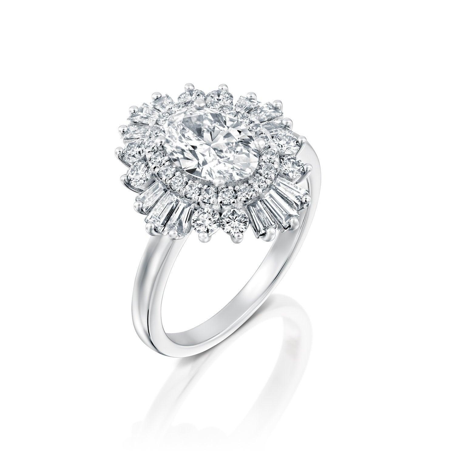 1 1/2 carat diamond engagement ring