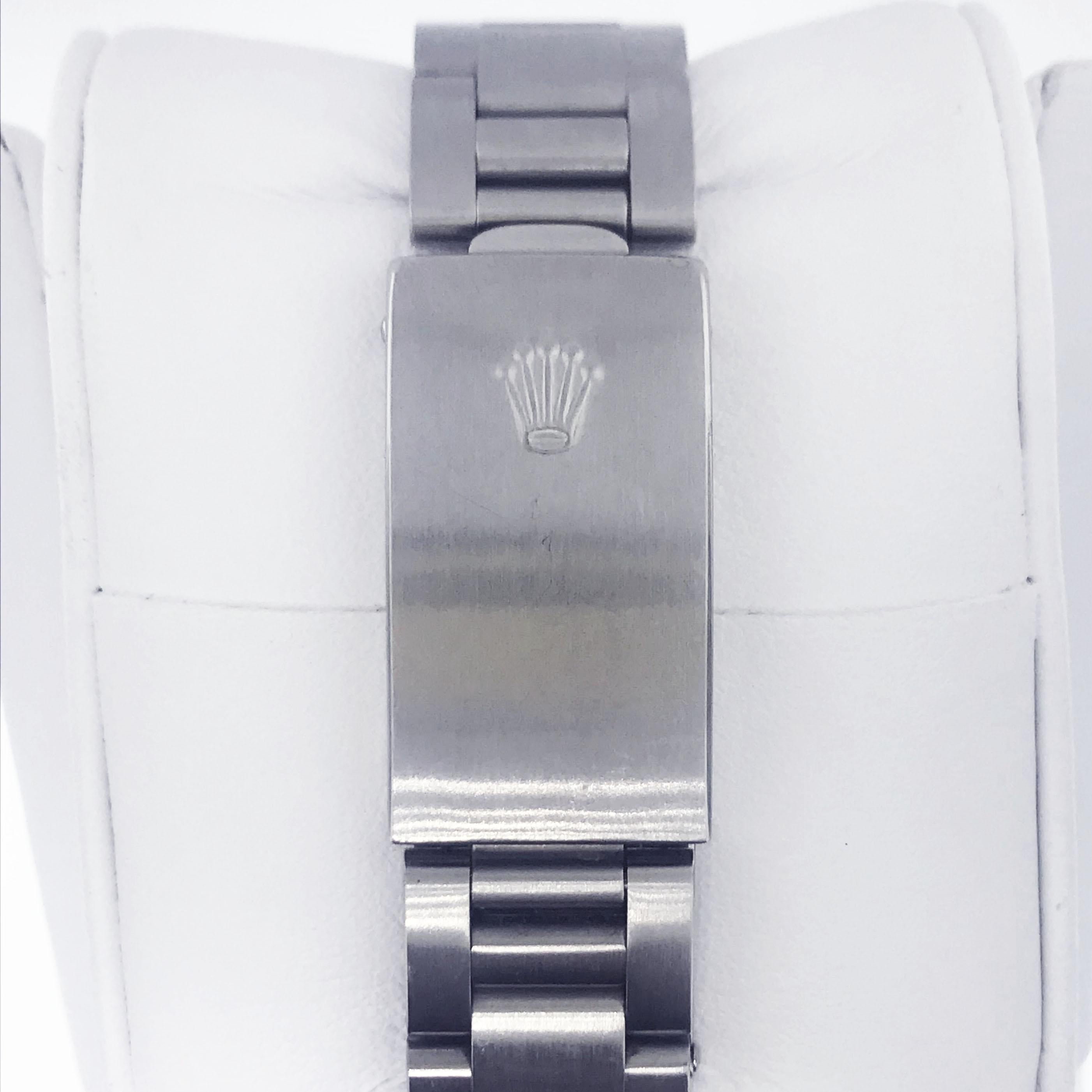 Women's 1 1/2 Ct Diamond Bezel-Rolex Oyster Perpetual Stainless Steel Ladies Watch 31mm