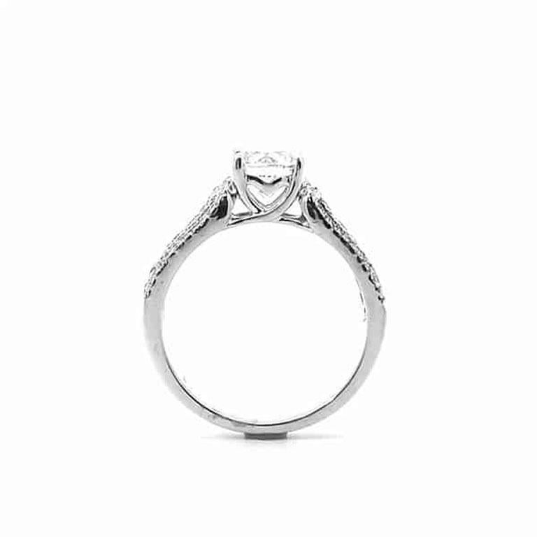 Round Cut 1 1/2 Carat Diamond Cluster Ring EGL Certified For Sale
