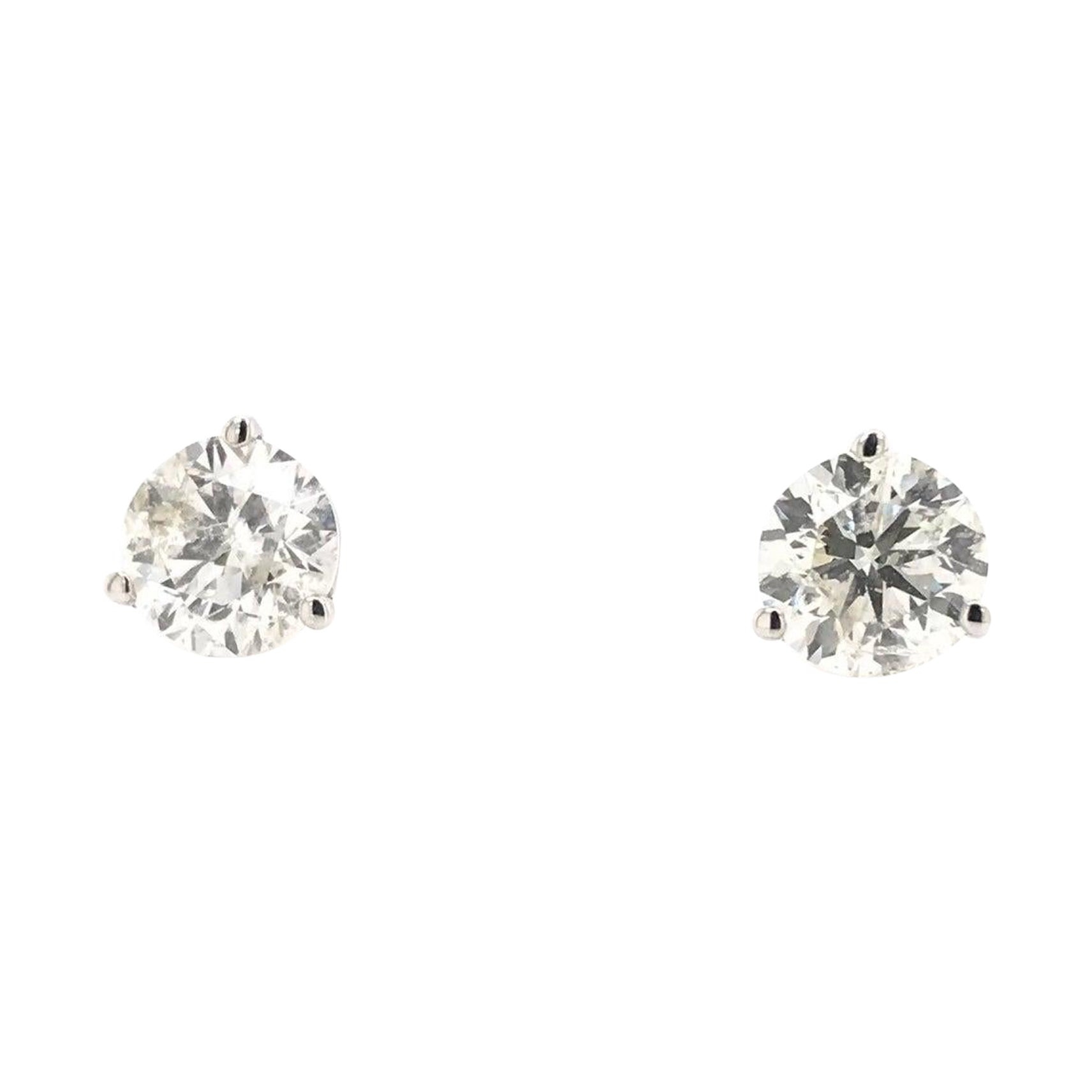 Pendientes de diamantes DTW de 1 y 1/2 quilates