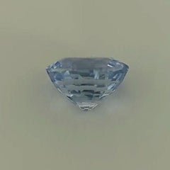 1 1/2 Carat Oval Blue Sapphire GIA
