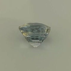 1 1/2 Carat Oval Zoned Yellow And Blue Sapphire GIA Unheated