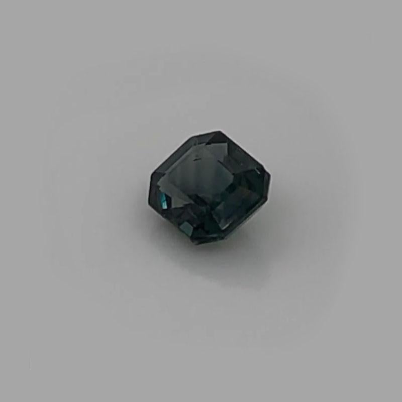 This Emerald shape 1.35-carat Natural Unheated Teal color sapphire GIA certified has been hand-selected by our experts for its top luster and unique color that in a certain light is changing from Blue-Green to Grayish Purple.

We can custom make for