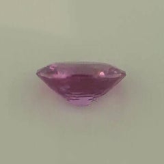 1 1/3 Carat Oval Purple-Pink Sapphire GIA