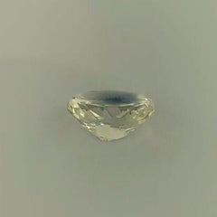 1 1/3 Carat Oval Zoned Yellow and Blue Sapphire GIA Unheated