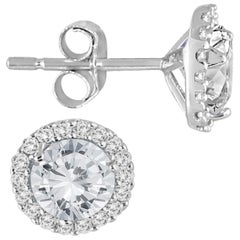 The Eternal Halo Earrings - Featuring 1.25 Carats of Diamonds