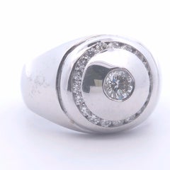 1 1/8 Carat Diamond Men's Ring in 14k Gold