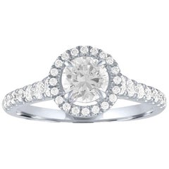 1 carat wedding ring set 1 1/8 Carat TW Diamond Engagement Ring to Set