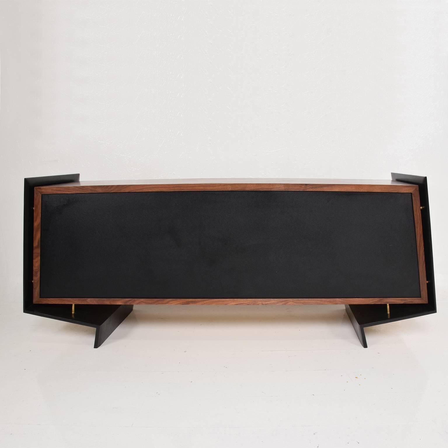 1/1 Custom Built Contemporary Sculptural Floating Credenza by Pablo Romo 5