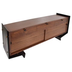 1/1 Custom Built Contemporary Sculptural Floating Credenza by Pablo ...