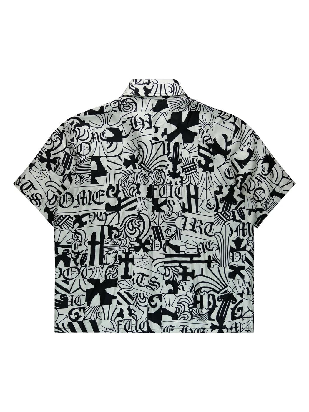 chrome hearts button up