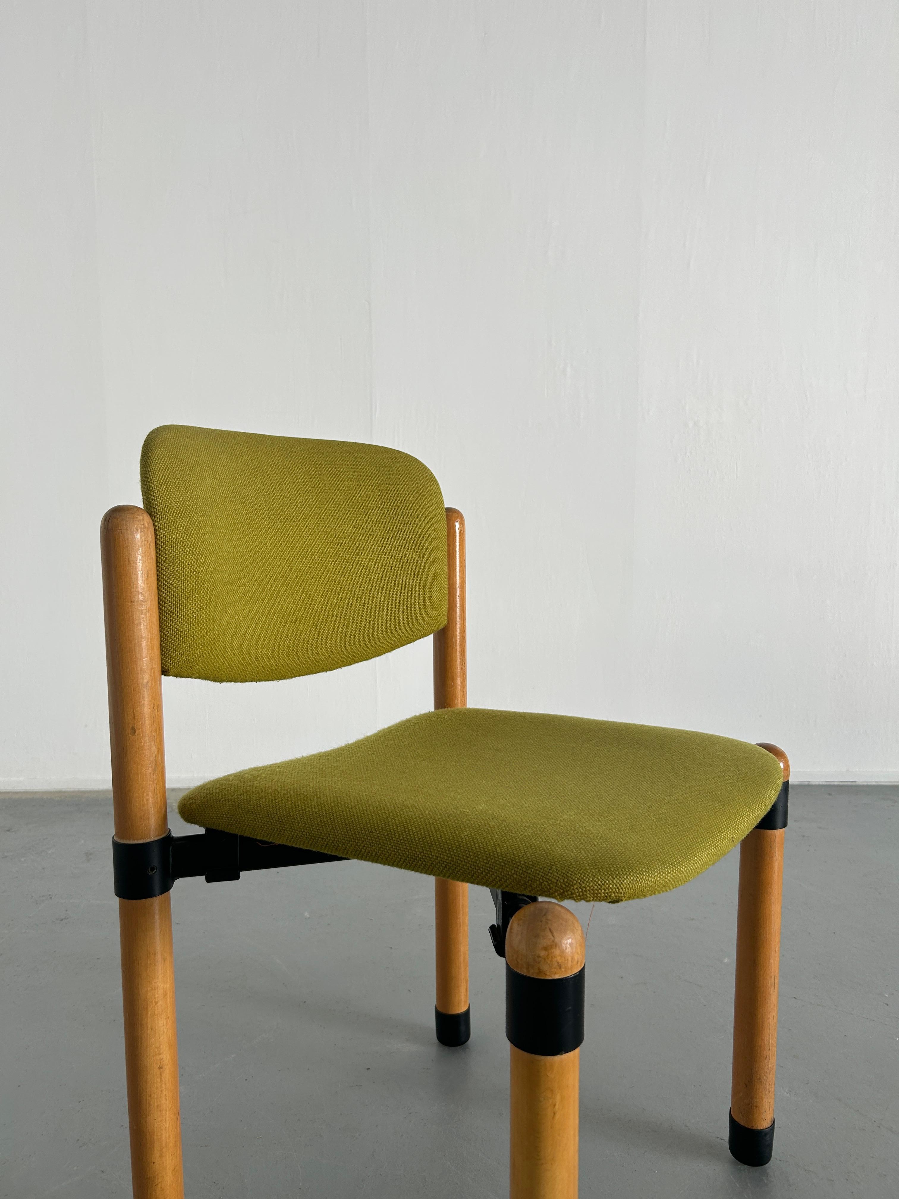 1/10 Mid Century Modern Stackable Dining Chairs by Fröscher Sitform, 70s Germany 5