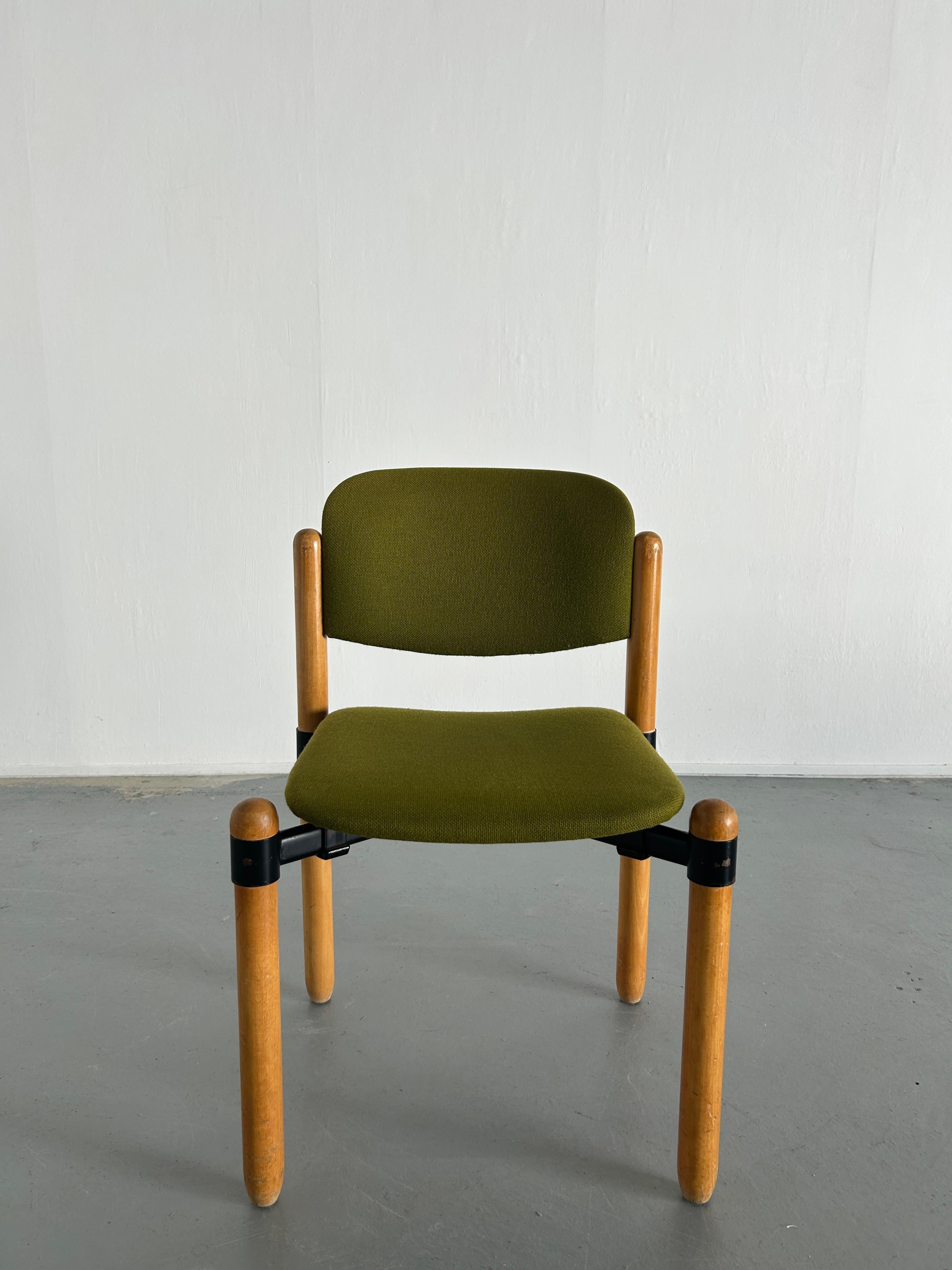 1/10 Mid Century Modern Stackable Dining Chairs by Fröscher Sitform, 70s Germany 4