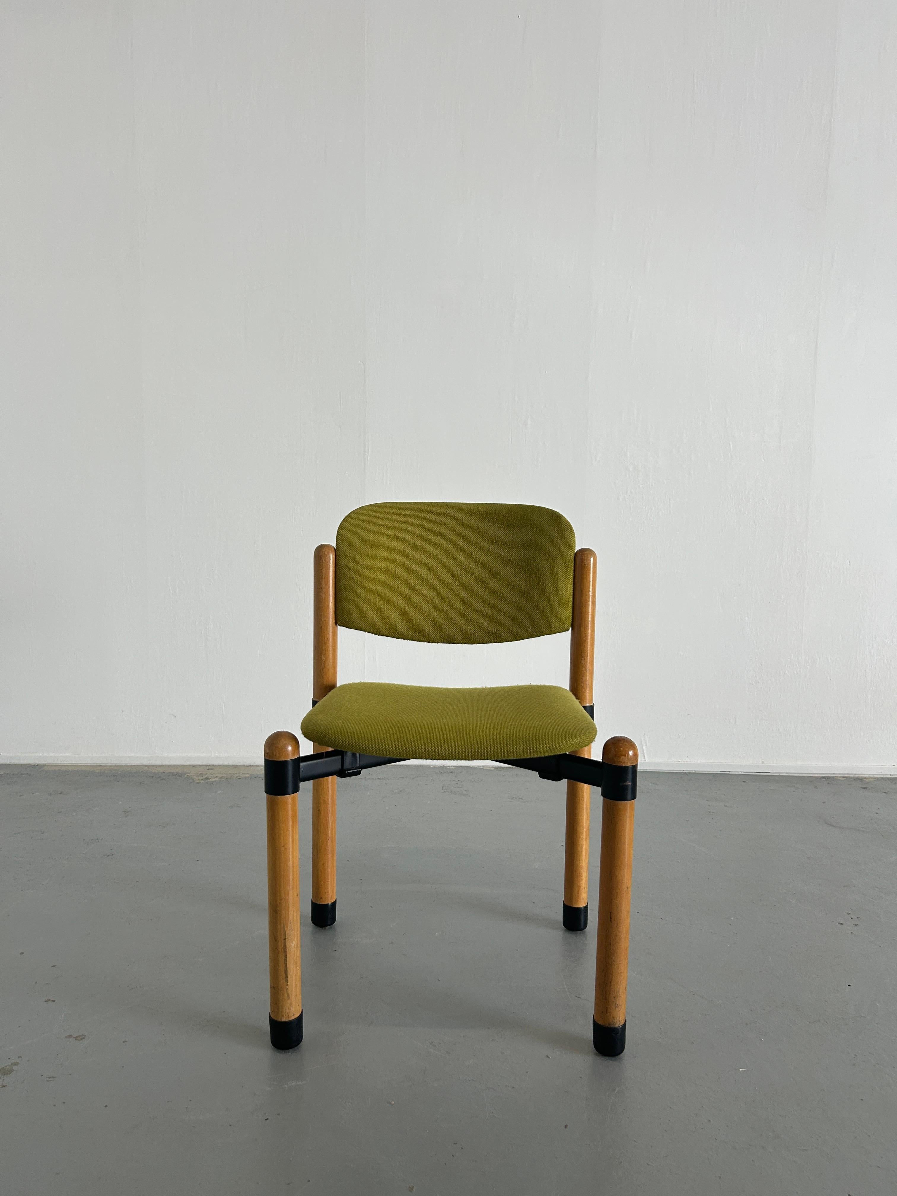 1/10 Mid Century Modern Stackable Dining Chairs by Fröscher Sitform, 70s Germany 1