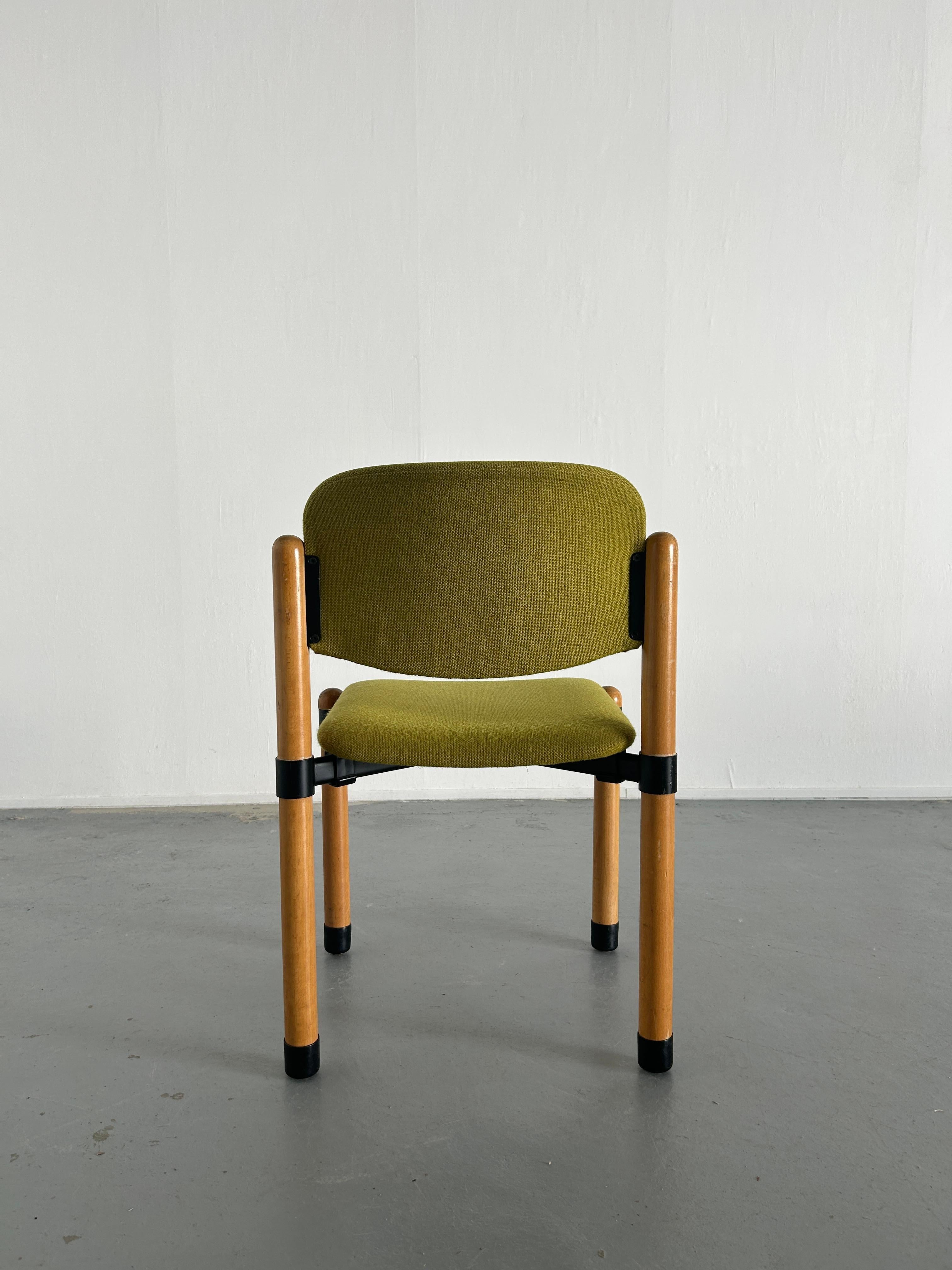 1/10 Mid Century Modern Stackable Dining Chairs by Fröscher Sitform, 70s Germany 2