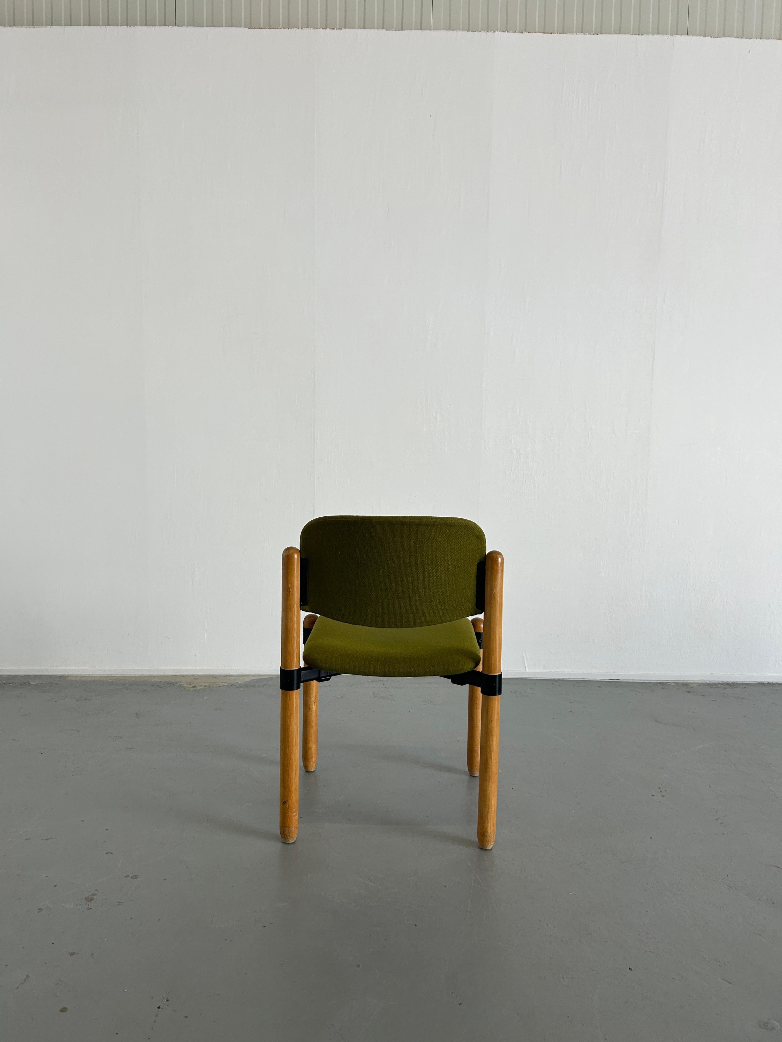 1/10 Mid Century Modern Stackable Dining Chairs by Fröscher Sitform, 70s Germany 1