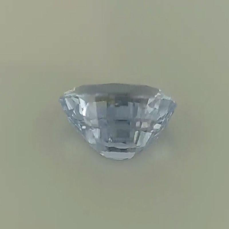 This Oval shape 1.57-carat Natural Light Blue color sapphire GIA certified has been hand-selected by our experts for its top luster and unique color

