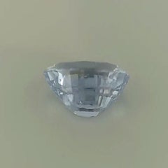 1 2/3 Carat Oval Light Blue Sapphire GIA Unheated