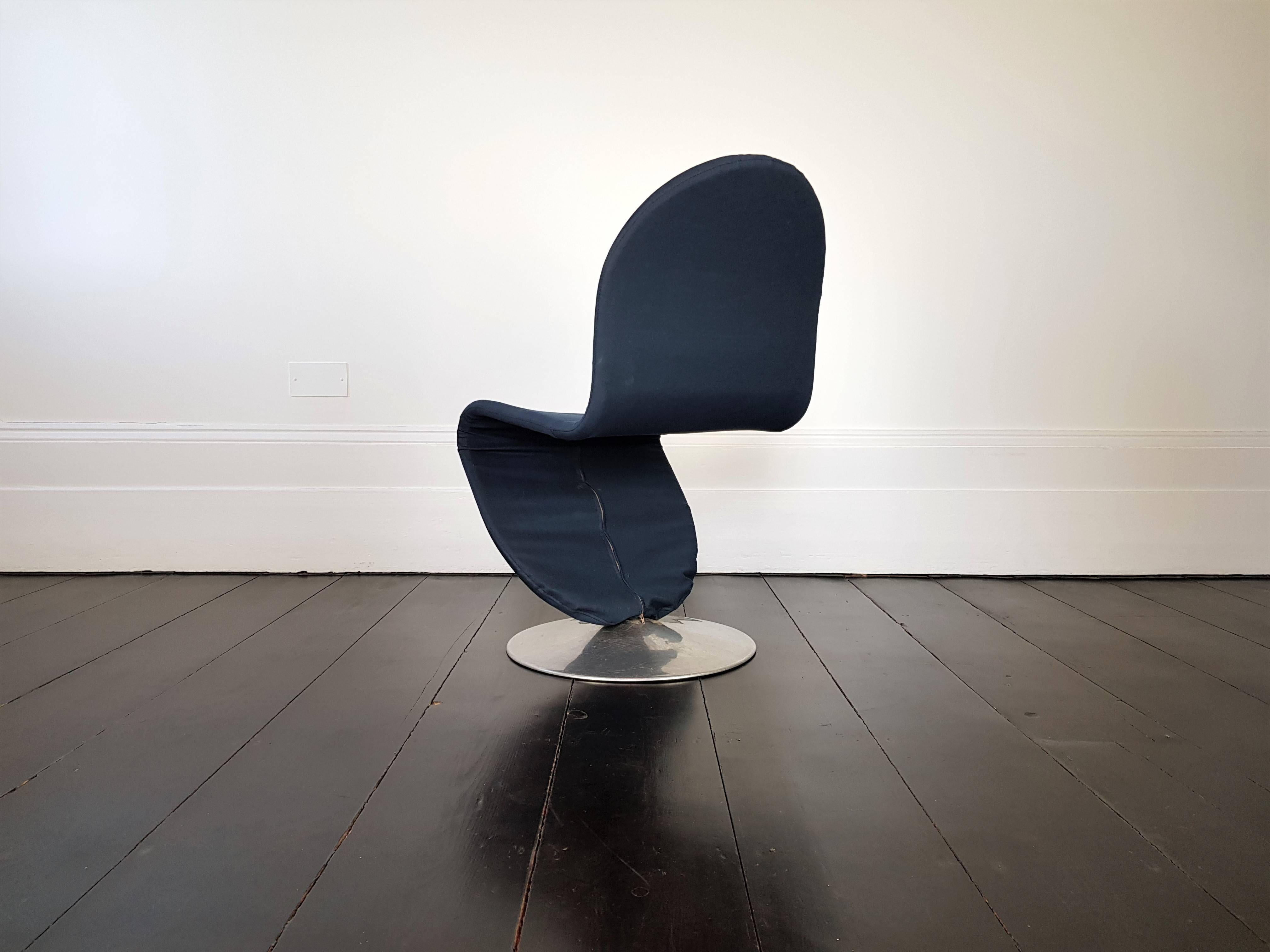 Metal 1-2-3 Chair by Verner Panton for Rosenthal, 1980s