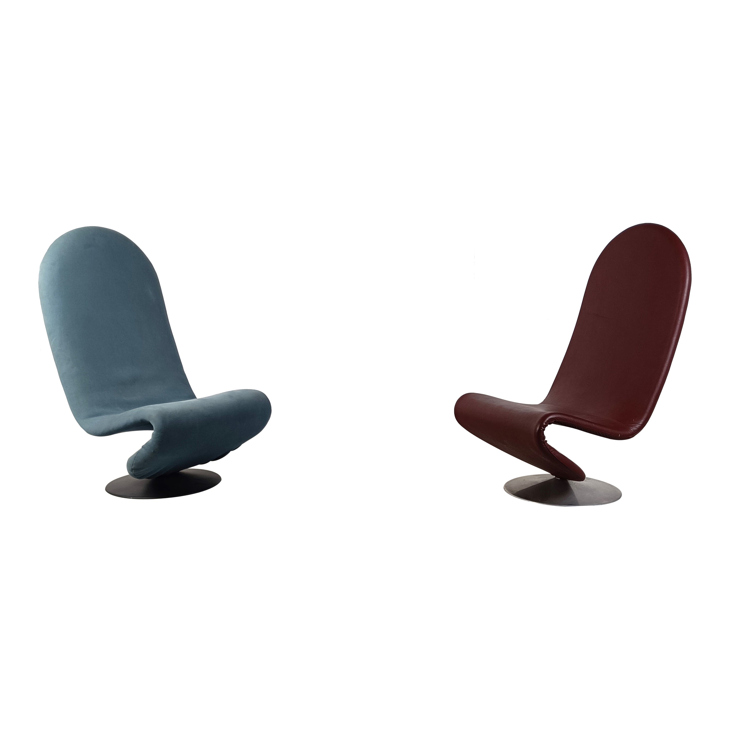 1-2-3 High Back Chair for Fritz Hansen by Verner Panton for Fritz Hansen, 1970s
