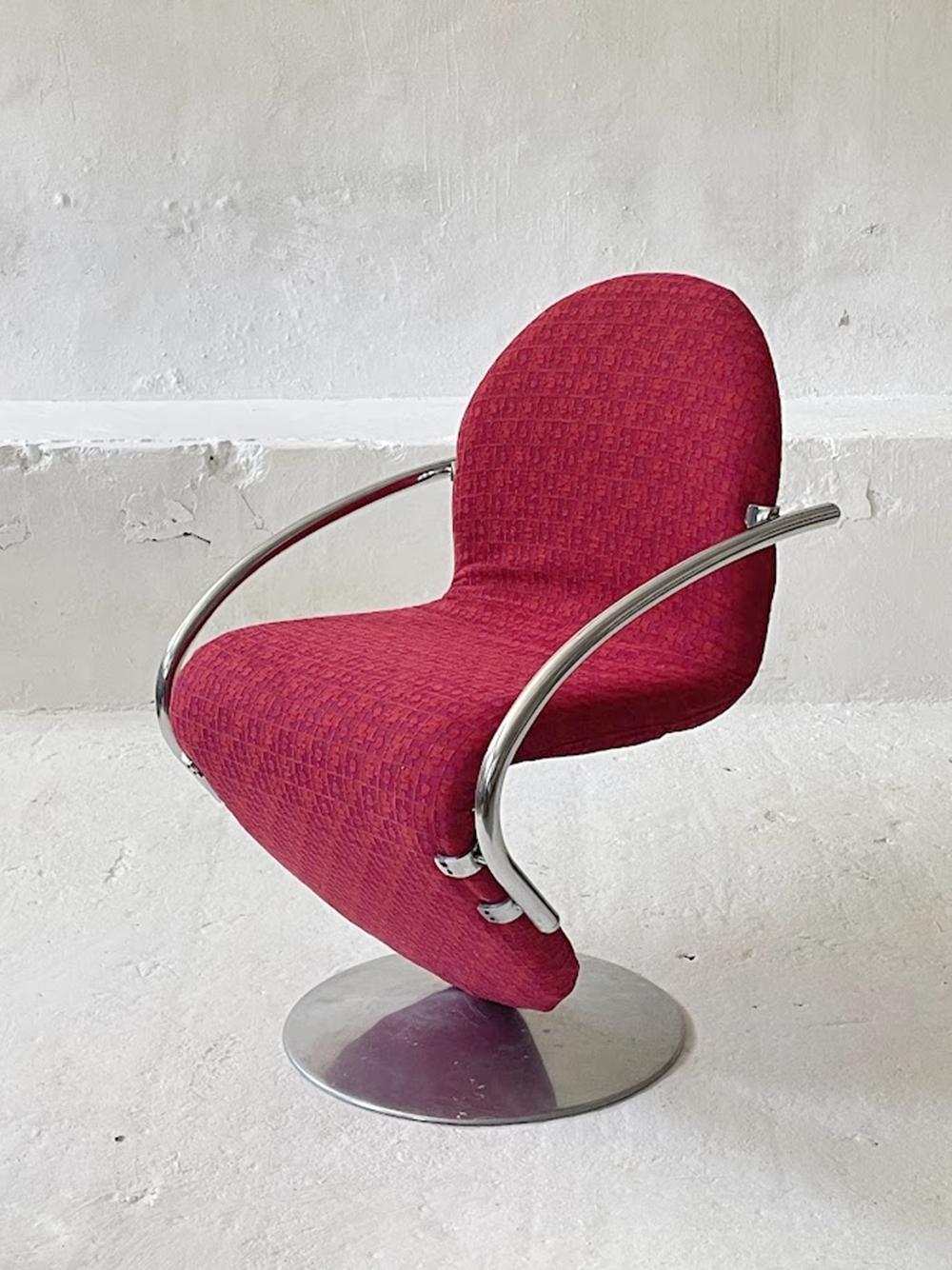1-2-3 Series Easy Chair by Verner Panton 1970s For Sale 4