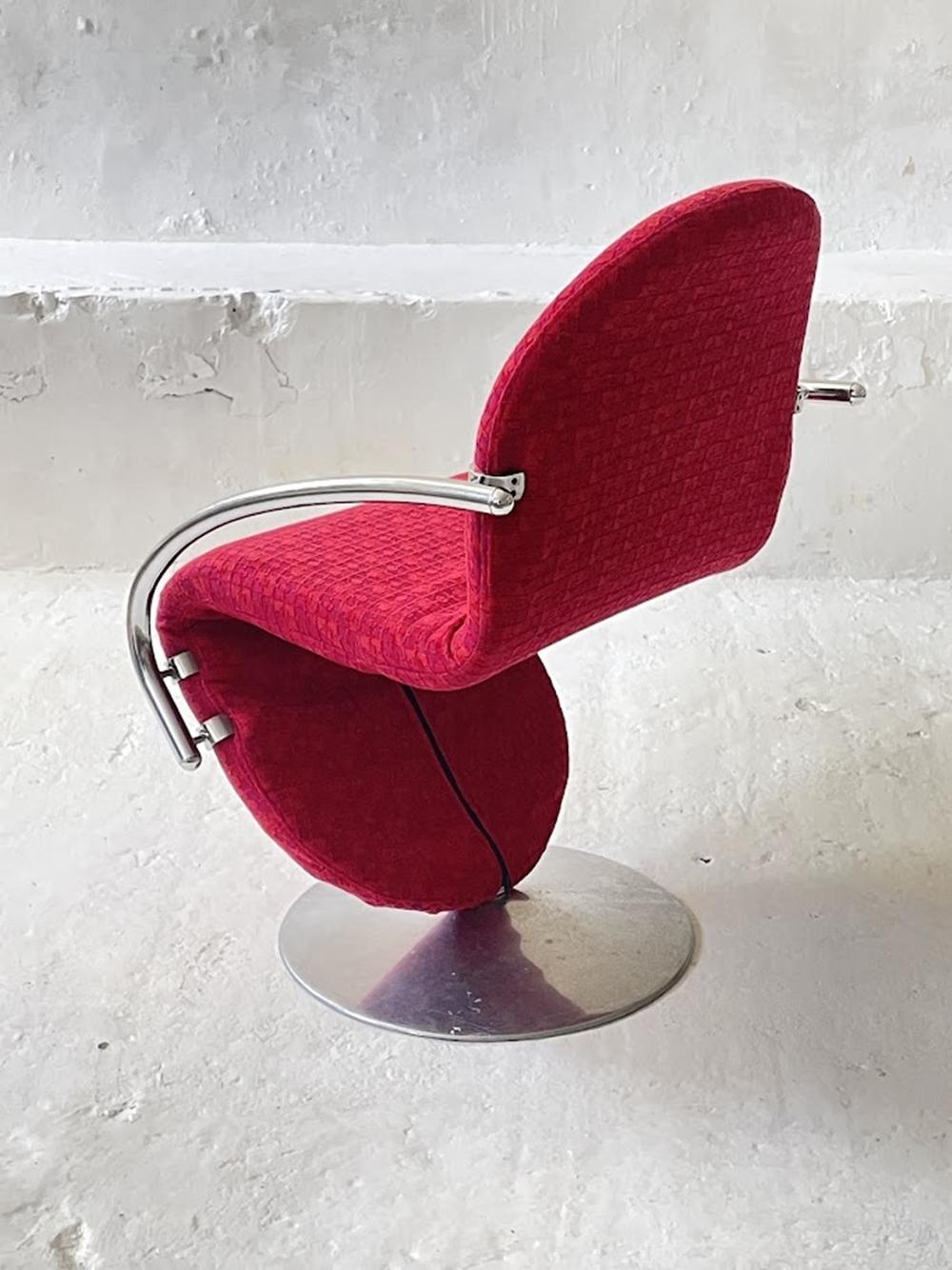 1-2-3 Series Easy Chair by Verner Panton 1970s For Sale 5