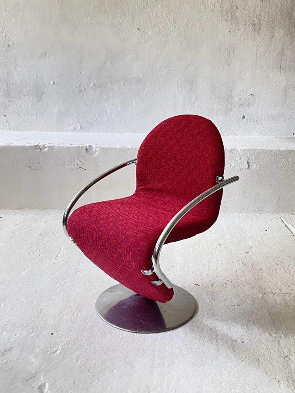 1-2-3 Series Easy Chair by Verner Panton 1970s In Good Condition For Sale In Debrecen, HU