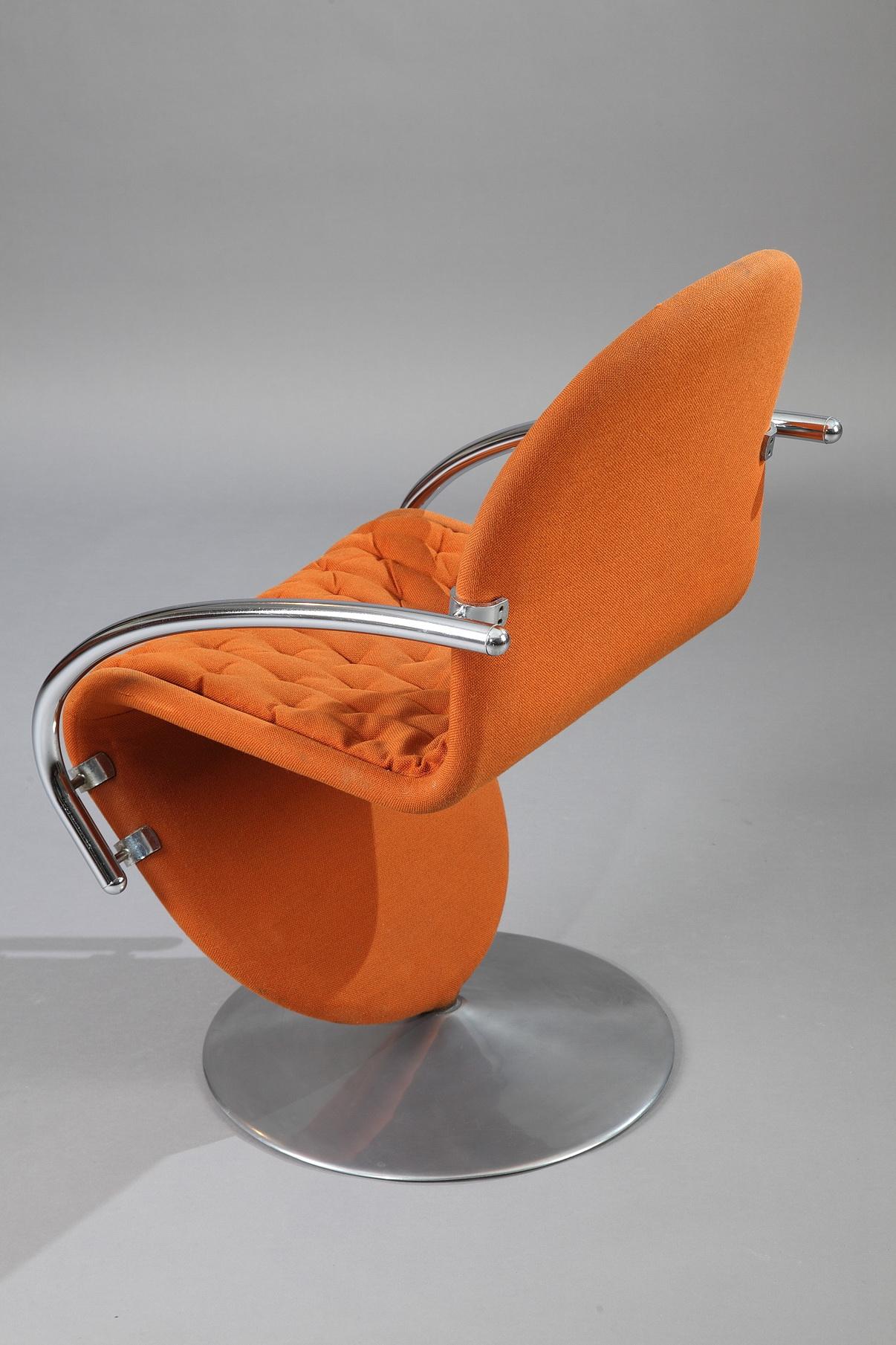 20th Century 1-2-3 System Dining Armchair by Verner Panton for Fritz Hansen