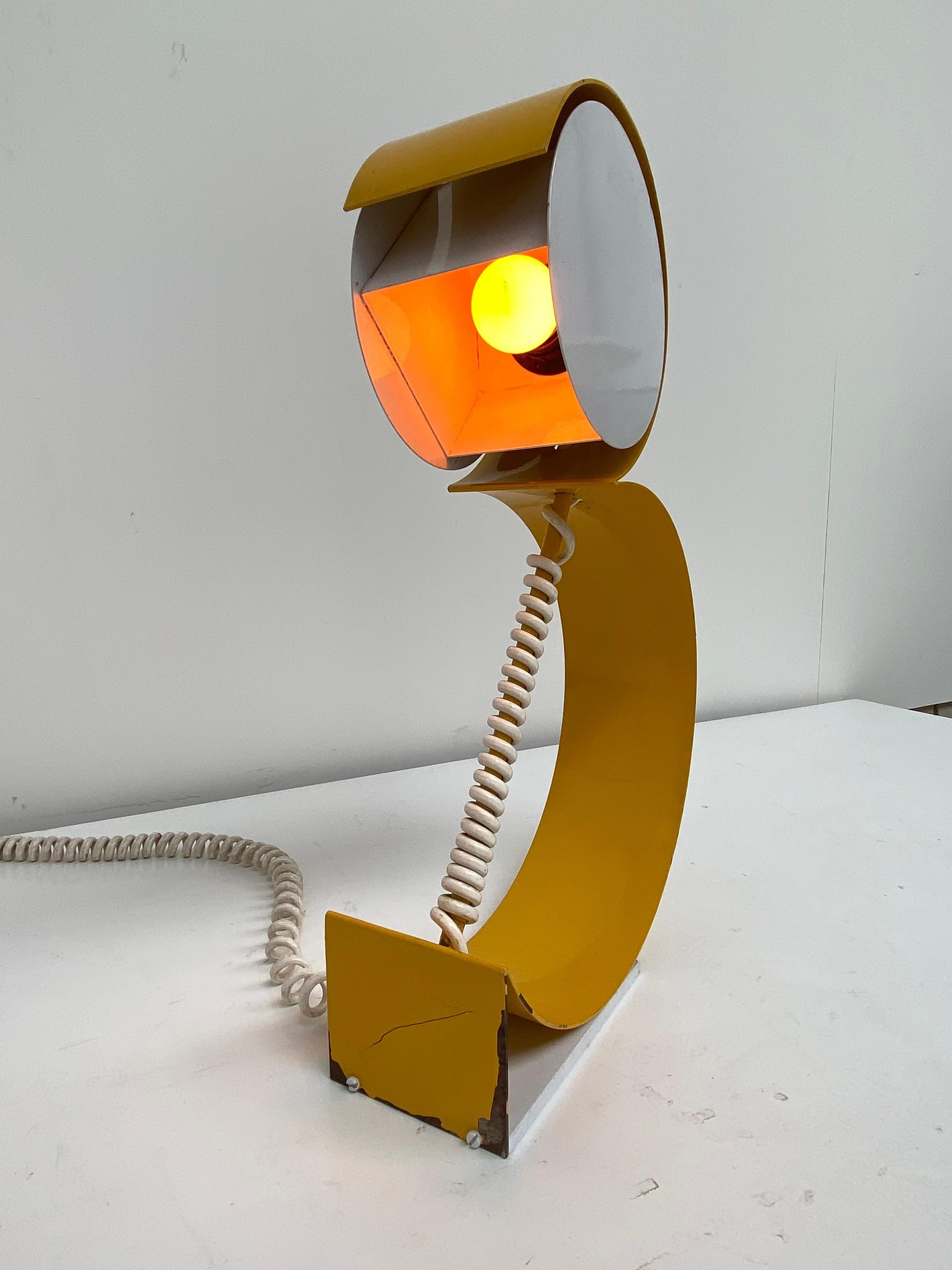 1 2 3 lampes de bureau post-modernes géométriques Pop Art françaises des années 1980 en vente 5