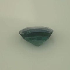 1 2/5 Carat Cushion Greenish Blue Sapphire GIA