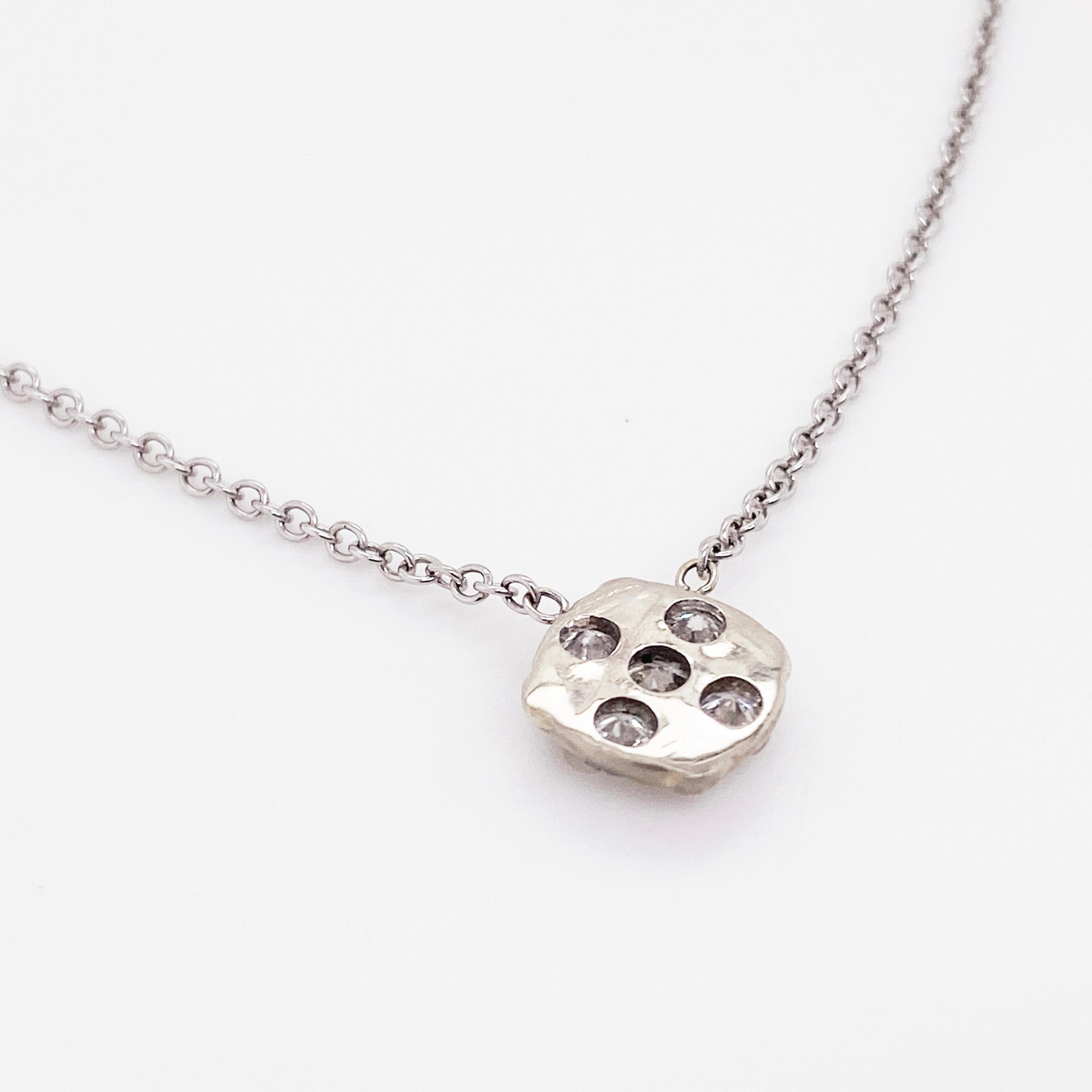 gold diamond clover necklace