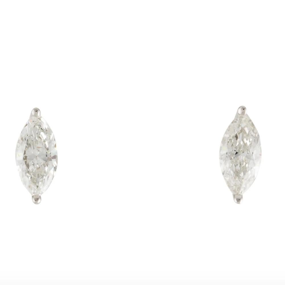 marquise earrings studs