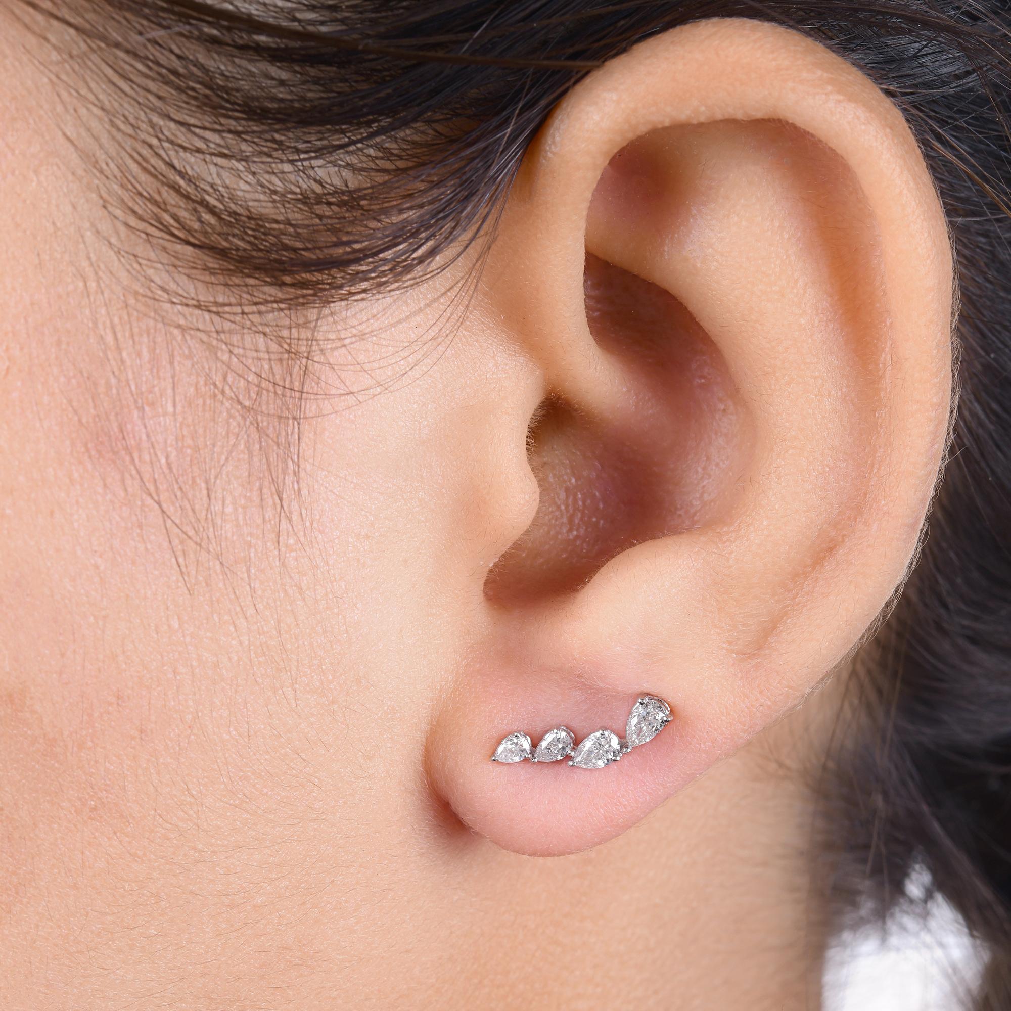 Embrace timeless elegance with our natural diamond stud earrings crafted in solid 14K gold 
— the perfect blend of sophistication, purity, and lasting value. Each earring features 
handpicked, certified natural diamonds, expertly set to radiate