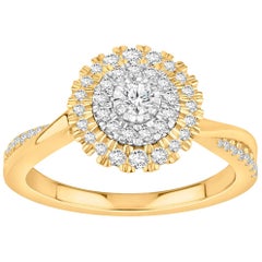 1/2 Carat TW Diamond Miracle Plate Engagement Ring