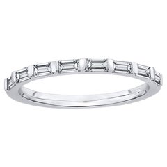 1/2 Ct. Tw. Bracelet en diamants baguettes à demi-cercle Est-Ouest H, VS