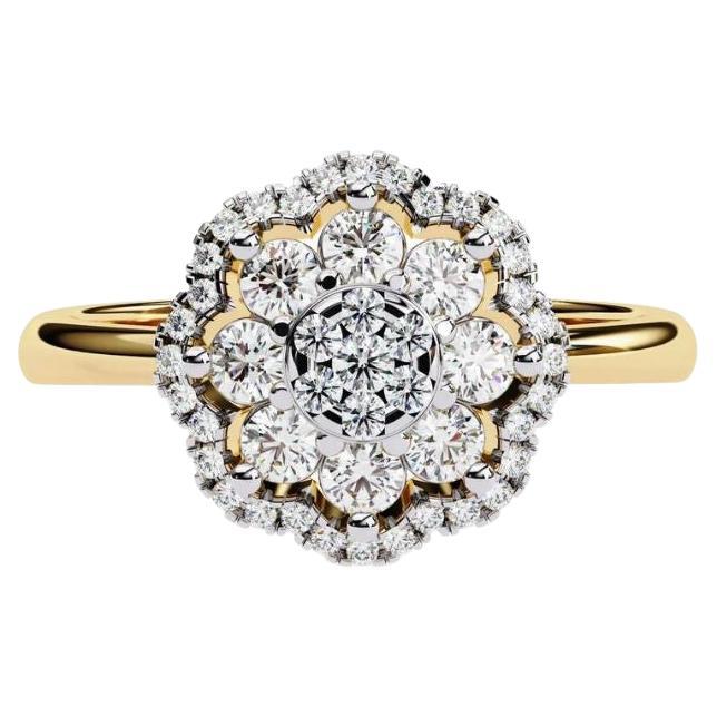 PRODUCT DETAILS
Metal Type: 14K Gold, White Gold / Yellow Gold / Rose Gold / Blackened Gold
Please let us know your ring size and gold color preference through inbox message 
Total Diamond Weight: 0.50 ctw
Total Diamond Pcs: 47
Natural Diamond