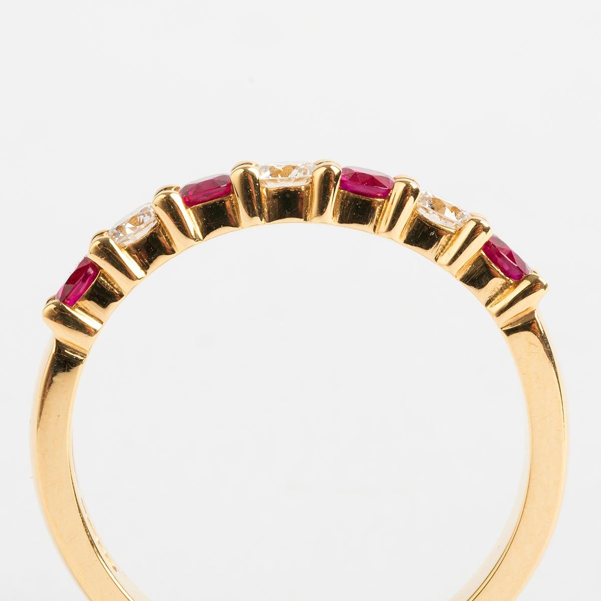 18k half eternity ring canterbury