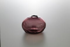 1/2 Ltr Forms, Aubergine, Handmade Glass Object by Vogel Studio