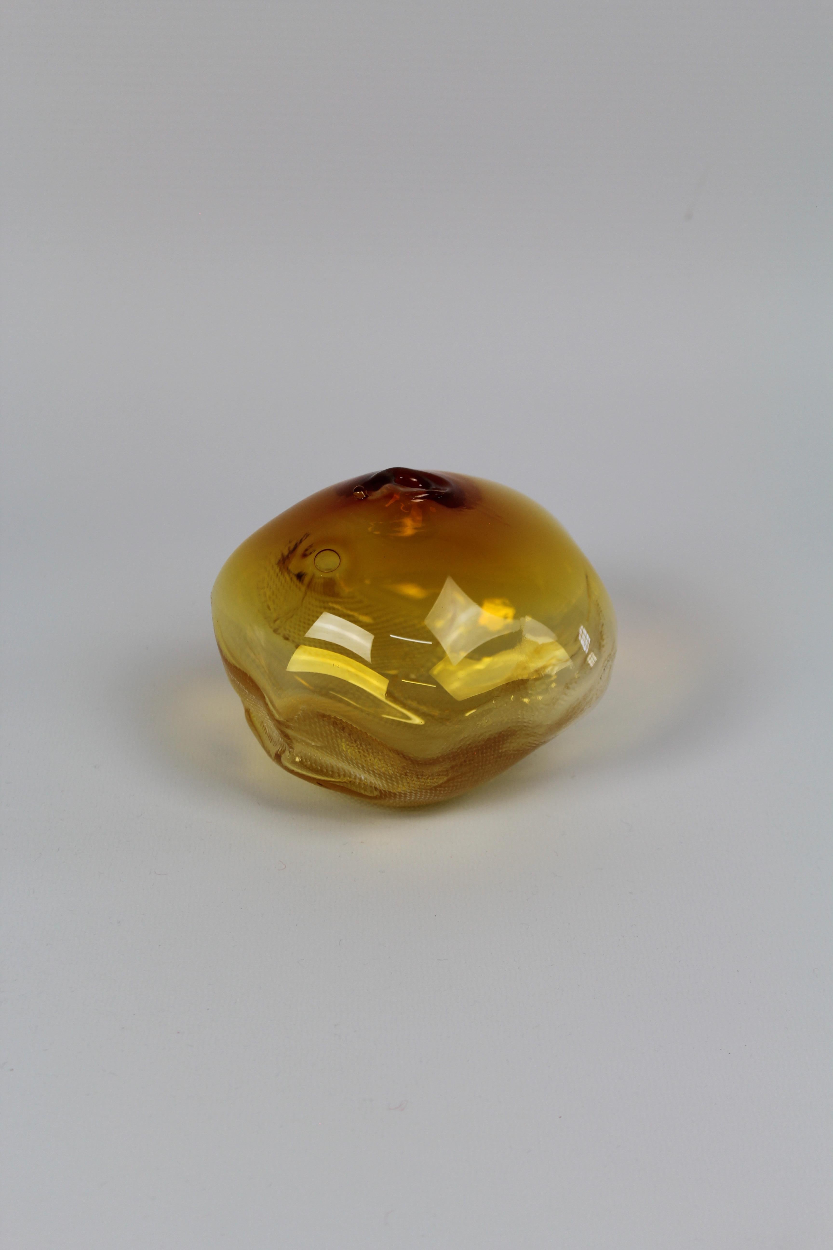 1/2 Ltr-Formen, Brillantgold, handgefertigtes Glasobjekt von Vogel Studio im Zustand „Neu“ im Angebot in Sarstedt, NI