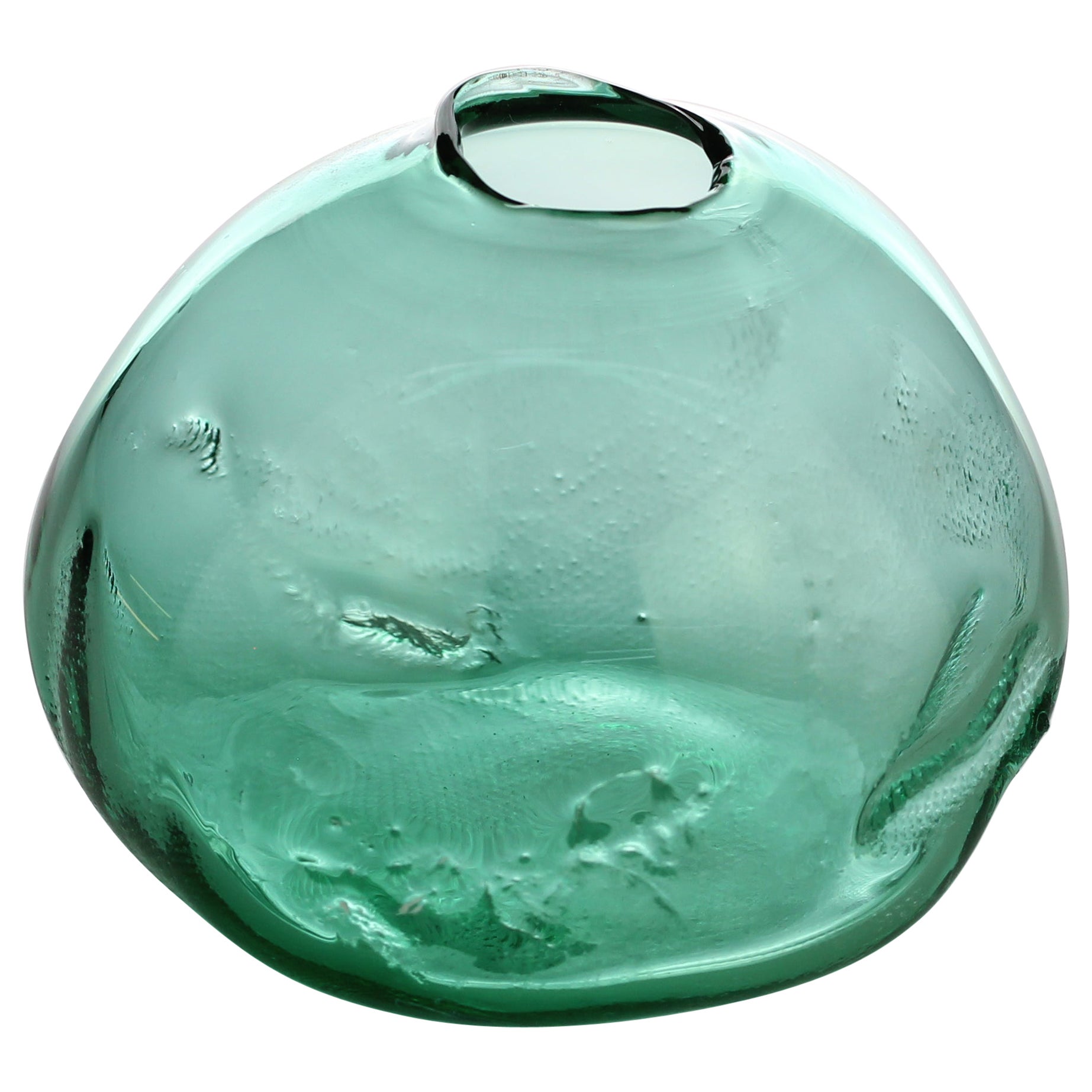 1/2 Ltr Forms, Emerald Green, Handmade Glass Object by Vogel Studio For Sale