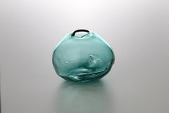 1/2 Ltr Forms, Lagoon, Handmade Glass Object by Vogel Studio
