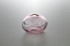 Formas de 1/2 litro, rosa claro, objeto de cristal hecho a mano por Vogel Studio