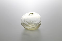 1/2 Ltr Forms, Light Yellow, Handmade Glass Object by Vogel Studio