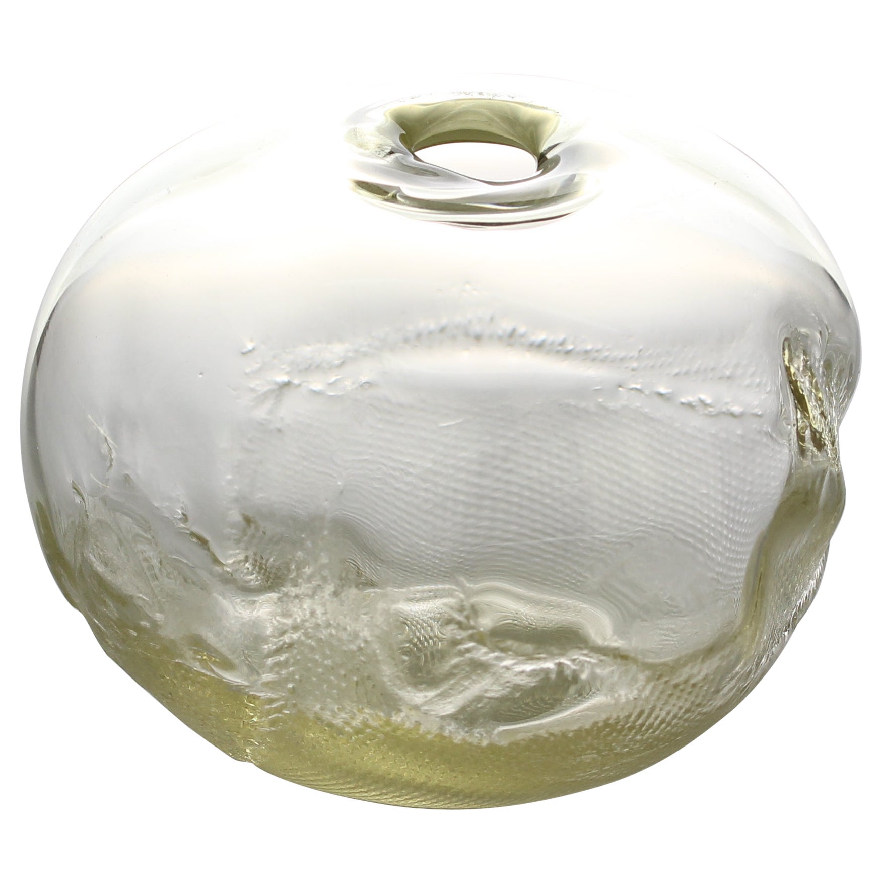 1/2 Ltr Formen, Hellgelb, Handgefertigtes Glasobjekt von Vogel Studio im Angebot