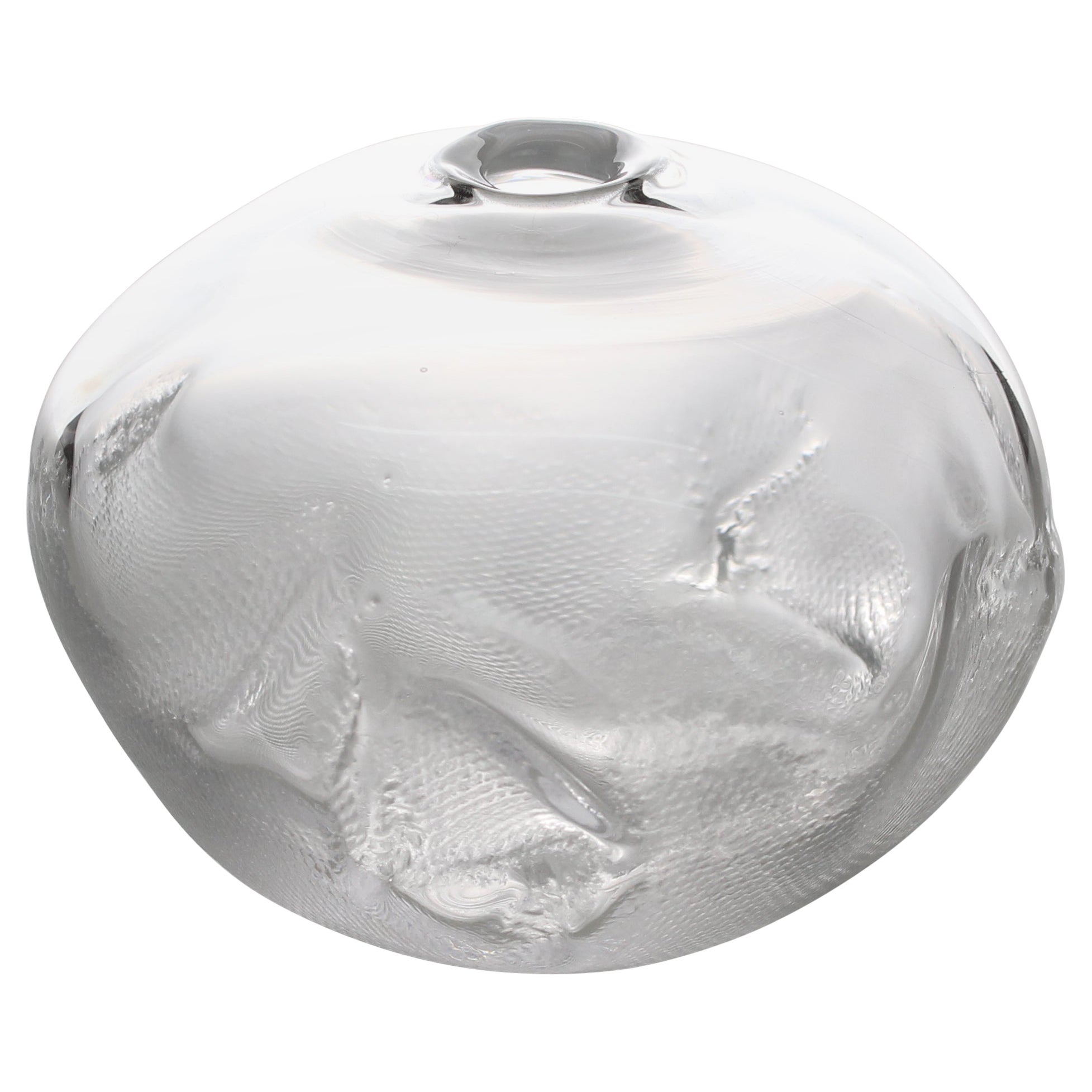 1/2 Ltr Forms, Transparent, Handmade Glass Object by Vogel Studio